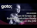 GenAI Grows Up Building Production-Ready Agents on the JVM Rod Johnson GOTO 2025