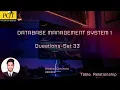DBMS Question Set 33 Java Institute Sheshan Danuksha