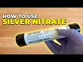 How to use silver nitrate