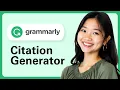 How To Use Grammarly Citation Generator