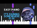 Lagu It's Raining Somewhere Else (EASY Piano Tutorial) - Undertale