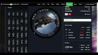 EVE Workbench DPS Calculation and new fit detail version 1 12