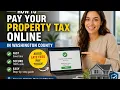 How to pay your property tax online in Washington County