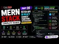 MERN Stack Complete Course Part 20 Fetch API in React Connect Frontend with Backend