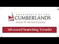 Advanced Searching Tutorial