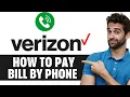 How To Pay Verizon Bill By Phone 2025 STEP BY STEP GUIDE