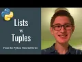 Python Tutorial 16 Lists vs Tuples