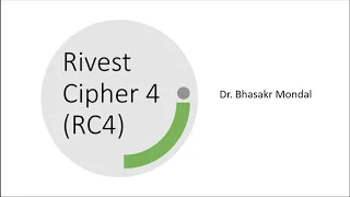 Stream cipher RC4 theory with solved example