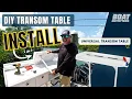 DIY Install Universal Transom Table by Boat Outfitters