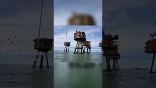 Red Sands forts,  England 🏴󠁧󠁢󠁥󠁮󠁧󠁿 #gettingready #aroundtheworld #boatlife #cat