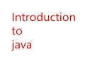Java Tutorials For Beginners - Introduction to Java