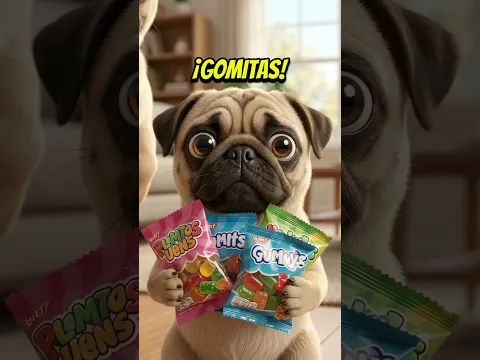El perrito y las golosinas🐶🍬😂 #shorts