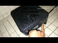 Walmart Mainstays electric fan heater open box