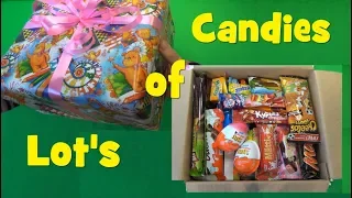 Lot S Of Candies Unboxing Box Full Of Sweets A Lot Of New Candy 2018 