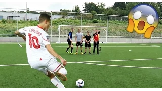 coutinho free kick in real life football best goals recreated 1