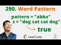 290 Word Pattern Java LeetCode