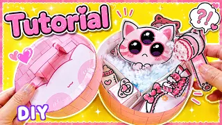(Tutorial) Tiny Anomaly Care in the Dumpling Squishy Box #animalhospital #roblox #paperdiy