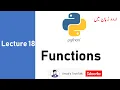 18 Functions in python