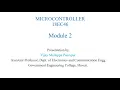 18EC46 Microcontroller - Module 2 Branch Instructions 1