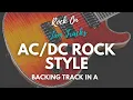Download Lagu AC/DC Rock Style Backing Track in A