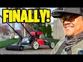 Makeshift Lawn Striper Kit on Troy Troy-Bilt TB110 lawn mower rear roller mod Results will stun