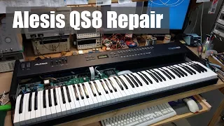 Alesis QS8 Synthesizer Repair And Teardown 