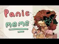 PANIC Lore animation meme Warning blood
