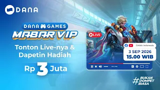 🔴DANA GAMES - MABAR VIP BERHADIAH DANA KAGET!🔴