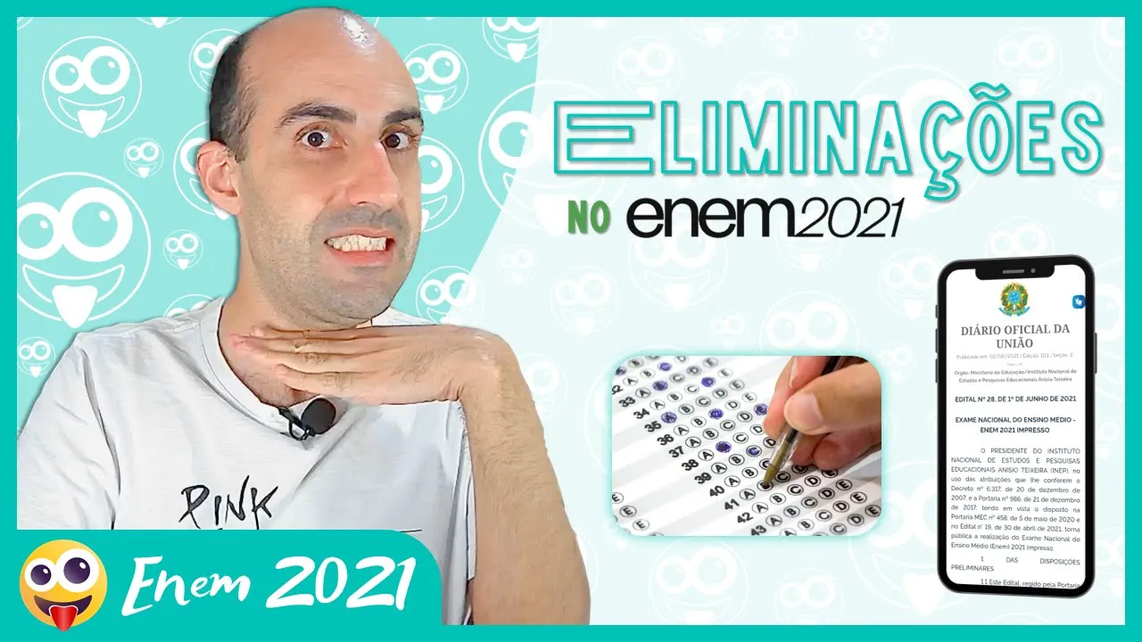 [ENEM 2021] Eliminações no Enem 2021 impresso ▷ Você pode ser eliminado até mesmo antes da prova!