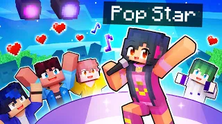 Download Playing as a SUPER POP STAR In Minecraft! MP3