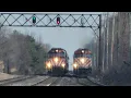 Trains On Metra s UP-NW Line FT Train Races Meets Express Trains And More - 26