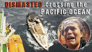 CARGO SHIP RESCUE AFTER MAST COMES CRASHING DOWN