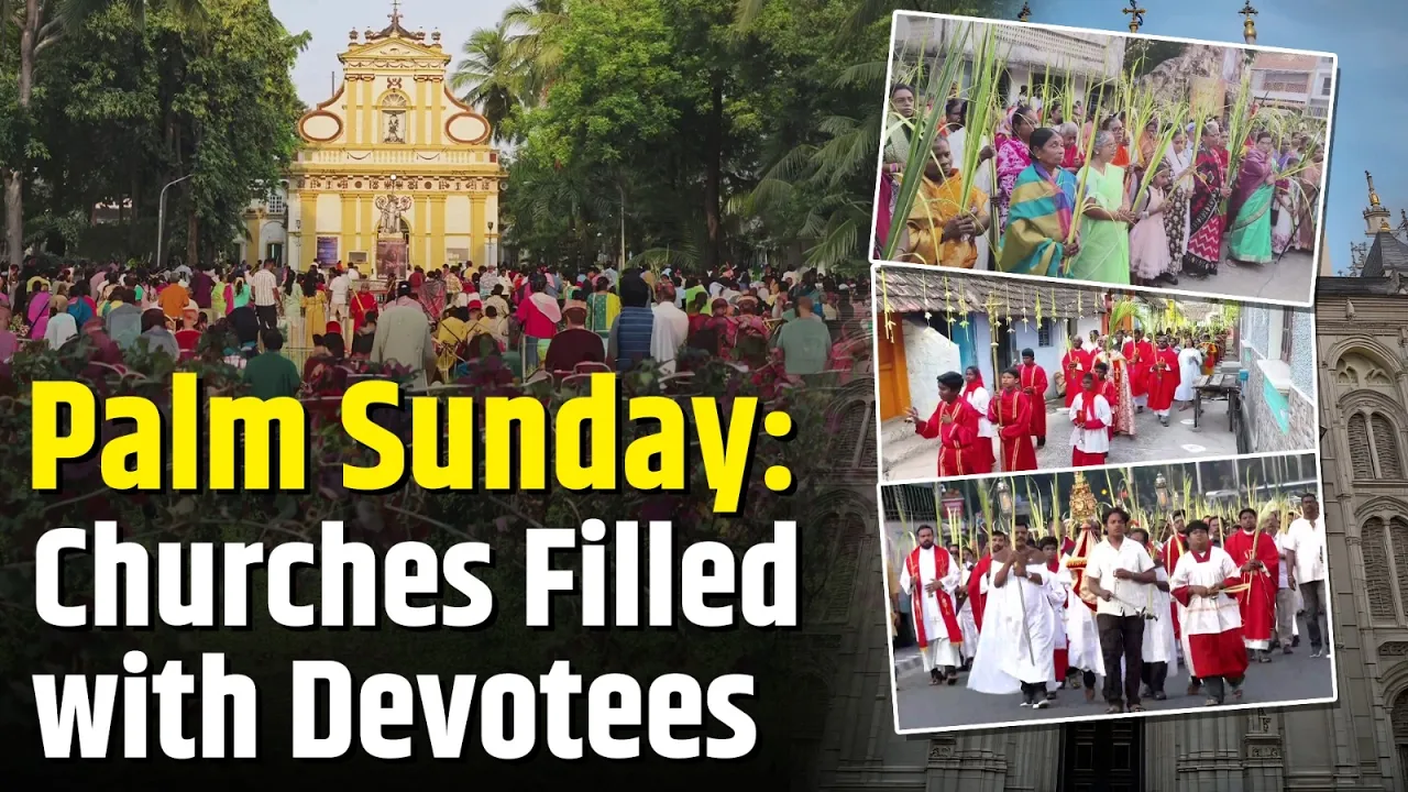 Palm Sunday Celebrations Across India | Devotees Join Processions and Prayers