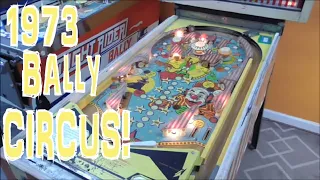 Fixing Bally S Beautiful 1973 Circus Pinball Machine For A Customer Let S Check It Out 1 