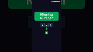 Missing Number LeetCode 268 XOR Bit Manipulation