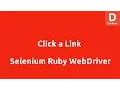 Selenium Ruby Click a Link
