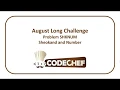 CodeChef August Long Challenge - Sheokand and Number SHKNUM
