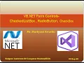 VB NET Form Controls - CheckedListBox RadioButton CheckBox