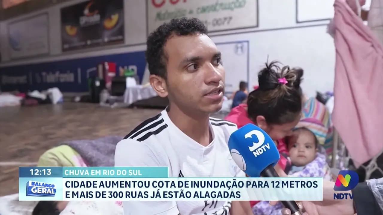 Rio do Sul aumenta cota de inundação para 12 metros e mais de 300 ruas já estão alagadas