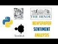 Python Projects 1 Newspaper Sentiment analysis