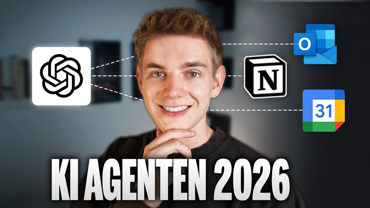 KI Agenten f&uuml;r Beginner: Alle Grundlagen in 9 Min Einfach Erkl&auml;rt