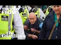 Mass arrests at Palestine Action protest: ‘I’m 73 and never hurt a fly' | The View From ...