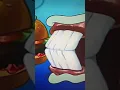Squidward taking a bite out of a krabby patty