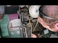 how to take a drive belt off and put it back on a Craftsman riding lawn mower LT1000 year 2002
