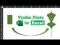 Violin Plots in Excel without plug-ins LAMBDA BYROW and Kernel Density Estimation