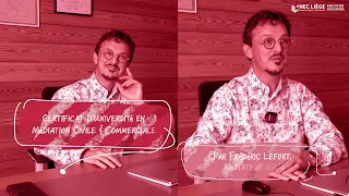 La médiation pour redonner le pouvoir aux parties en conflit : témoignage de Frédéric Lefort