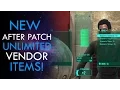 Fallout 4 - NEW VENDOR GLITCH AFTER PATCH Infinite FREE Items