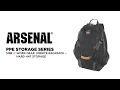 Transport Store Hard Hats Fall Protection Work Gear with the Arsenal 5188 Jobsite Backpack