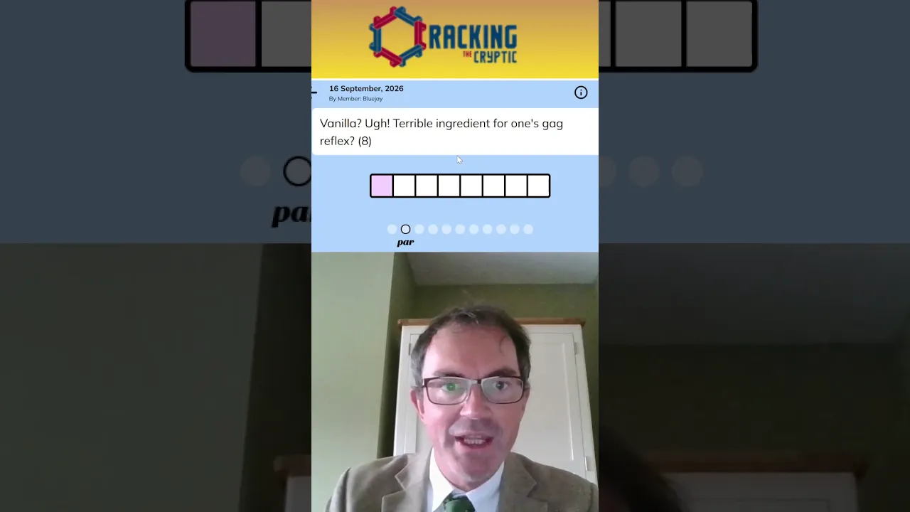 MinuteCryptic in a Minute - 16 September 2026 - SUIT!