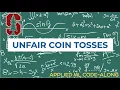 How to code stats probability to detect unfair coin toss Code along with Stanford applied ML P